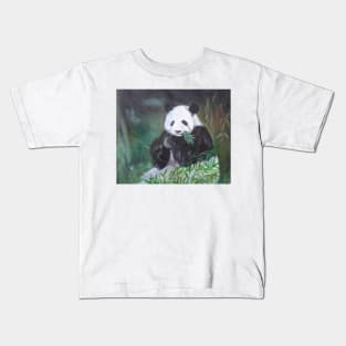 Panda in Bamboo Kids T-Shirt